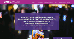 Desktop Screenshot of adminawards.com