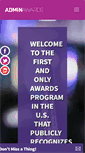 Mobile Screenshot of adminawards.com